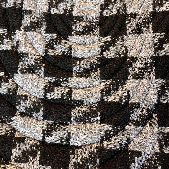 🆕 Henri Bendel No. 7 Quilt Zip Tote Black and Gray Houndstooth Shoulder Bag - Picture 6 of 13